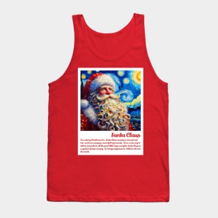 Santa in starry night Tank Top